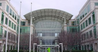 Apple headquarters at 1 Infinite Loop, Cupertino, California