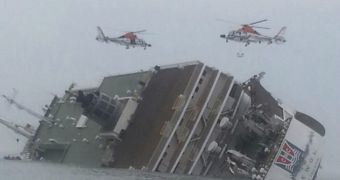 Passenger ferry with 477 people on board capsized and sank in South Korea