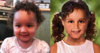 Police released this portrait of missing Atiya Wilkinson, now aged six