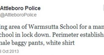 Police alert about lockdown at Warmsutta Middle School in Attleboro