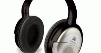 Audiophile-grade headphones with noise-canceling and X-Fi: Aurvana.