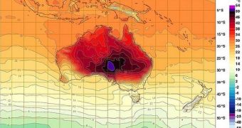 Australia is so hot, meteorologists add two new colors to the temperature charts they usually use