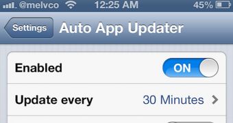 Auto App Updater screenshot