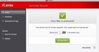 Avira Free Mac Security screenshot