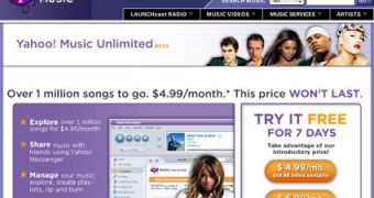 The Yahoo Music platform