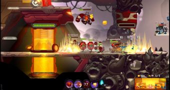 Awesomenauts is a colorful game
