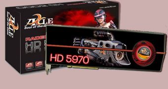 Axle's HD 5970 delivers ultra high-end performance and a large capacity for overclocking