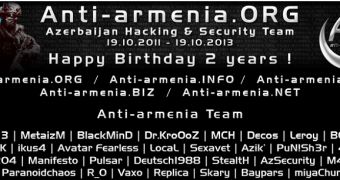Armenian websites hacked and defaced