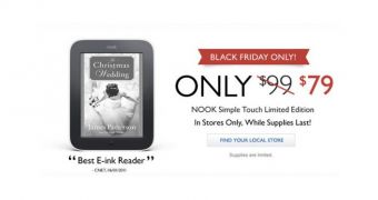 Barnes & Noble limited edition $79 (€59) Nook Simple Touch