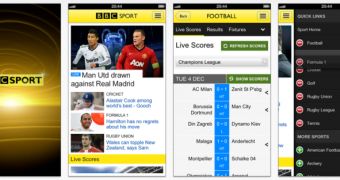 BBC Sport screenshots