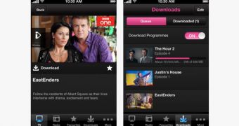 BBC iPlayer iPhone screenshots