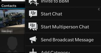 BBM running natively on BlackBerry OS 10