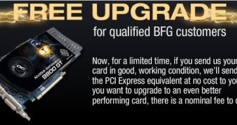 BFG PCI Express upgrade program allows users to change their AGP graphics card
