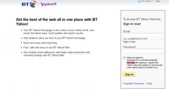 Beware of BT Yahoo phishing websites