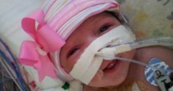 Audrina Cardenas, born five weeks ago with rare congenital malformation, is recovering after heart relocating surgery