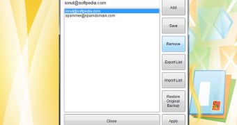 Easy way to manage the list of blocked senders in Windows Live Mail