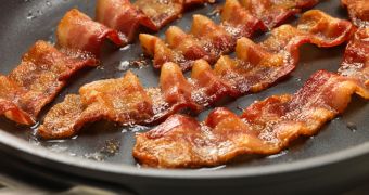 Researchers say bacon, other types of red meat lower a man's chances to father children