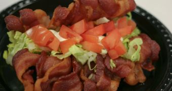 The "baco" is a taco wrapped in bacon