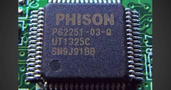 Phison microcontroller used by researchers in the experiment