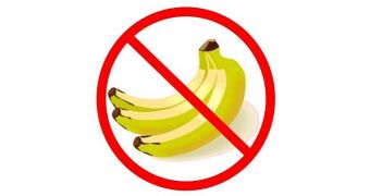 Bananas are banned at London BBC