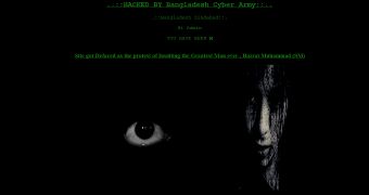 Pakistani websites defaced by Bangladesh Cyber Army