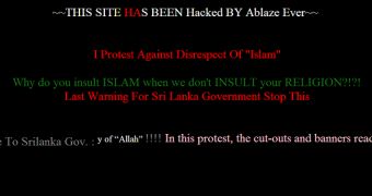 Sri Lankan government sites defaced by BGHH