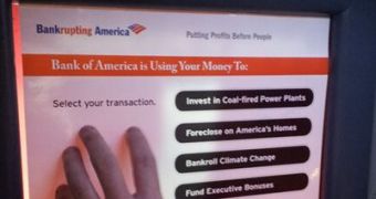 Bank of America ATMs Defaced by Activists