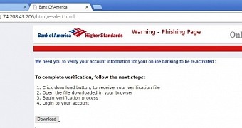 Bank of America Customers Targeted by Obvious Phishing