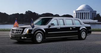 Bump in the road gets the best of Presidential limousine “The Beast” in Ireland