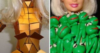 Designer Lu Wei Kang comes up with Barbie dolls made to look like Lady Gaga and replicate her eccentric outfits