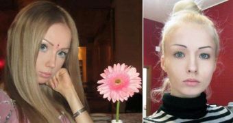 Valeria Lukyanova takes amateur photos of herself, the lack of Photoshop shows a different Barbie