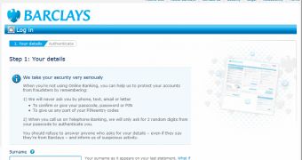 Bogus Barclays website (click to see full)