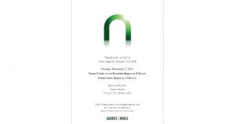 Barnes & Noble Nook event invite