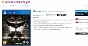 Batman: Arkham Knight listing