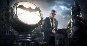 Batman and Commissioner Gordon in Arkham Knight