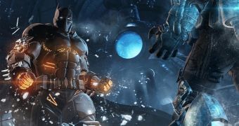 Batman can use the new XE suit in Arkham Origins