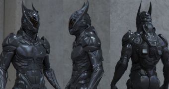 Concept art for Batman’s new Batsuit