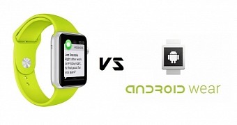 Battle of the Smartwatches: Apple Watch vs. the Android Wear Host [Display]
