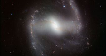 HAWK-I photo of NGC 1365, also known as the Great Barred Spiral Galaxy