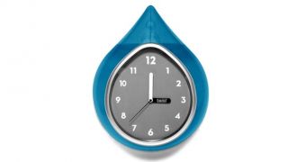 Bedol clock is powered by water