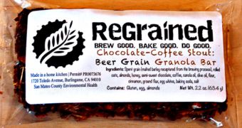 Company based in San Francisco turns beer industry waste into granola bars