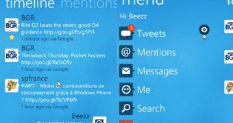 Beezz app for Windows Phone 7