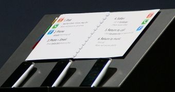 Steve Jobs' keynote props