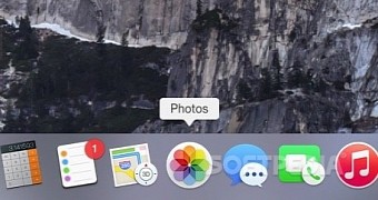Photos for Mac: in the Dock