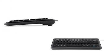 Belkin Secure Wired Keyboard is compatible with Samsung tablets