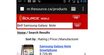 Bell Galaxy Note Going on Sale for $729.95 Outright on February 14