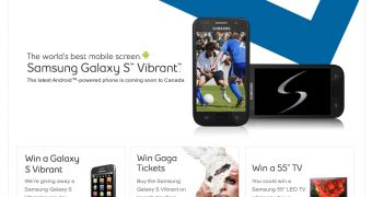 Galaxy S Vibrant at Bell Canada