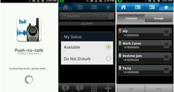 Bell Push-to-Talk for Android (screenshots)