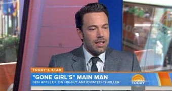 Ben Affleck shrugs off Batman criticism in during “Gone Girl” promotional appearance