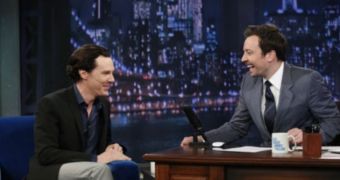 Benedict Cumberbatch has a laugh with Jimmy Fallon during new interview